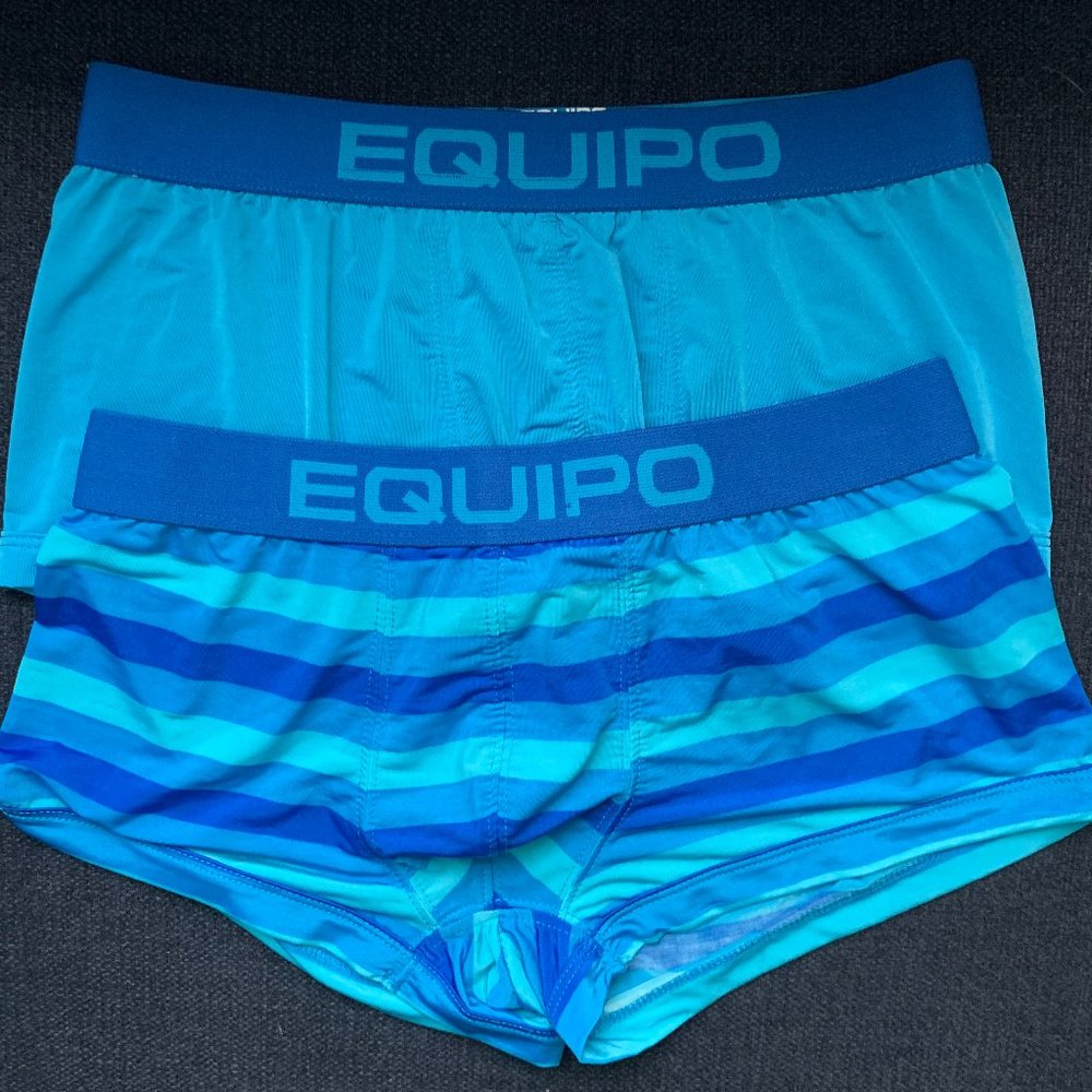 (2 pairs) Equipo Underwear Mens Boxer Briefs Small